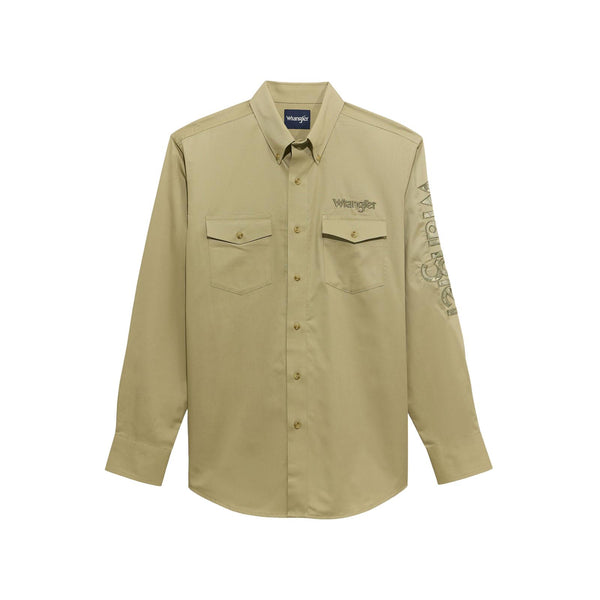 Wrangler Long Sleeve Logo Shirt