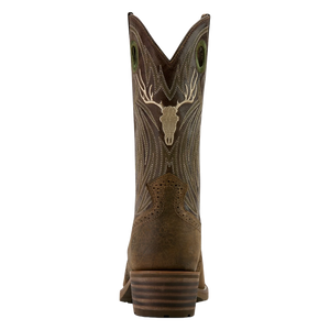 Ariat Men's Hybrid Roughstock Antler Wild Taupe Cowboy Boot