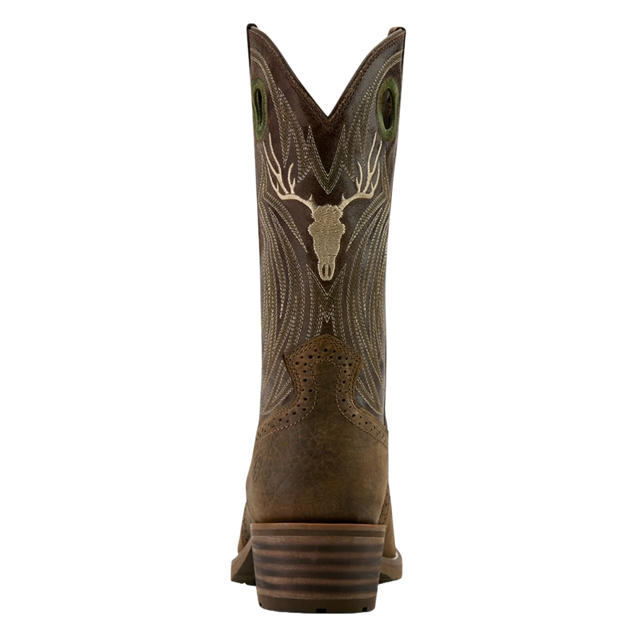 Ariat Men's Hybrid Roughstock Antler Wild Taupe Cowboy Boot