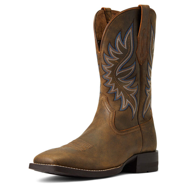 Ariat Men's Heritage Roughstock Wide Square Toe Western Boot, Brooklyn Brown/Ashes, 10.5 D US Ariat Men's Heritage Roughstock Wide Square Toe Western Boot, Brooklyn Brown/Ashes, 10.5 D US