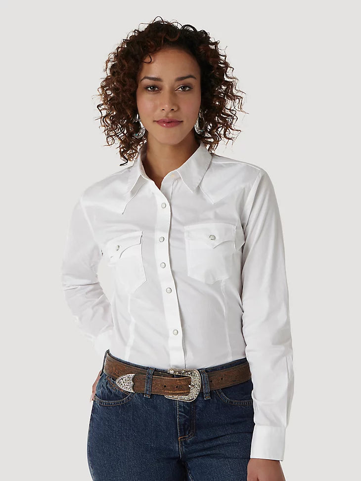 Wrangler Long Sleeve Button Up Shirt